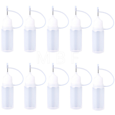 10Pcs Polyethylene(PE) Needle Applicator Tip Bottles TOOL-GF0003-52A-1