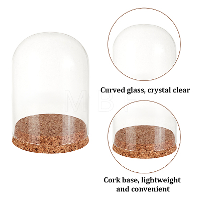 Glass Dome Cover AJEW-WH0314-446C-1