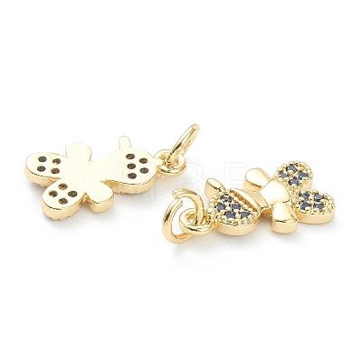 Brass Micro Pave Cubic Zirconia Pendants LS-ZIRC-J041-16F-1