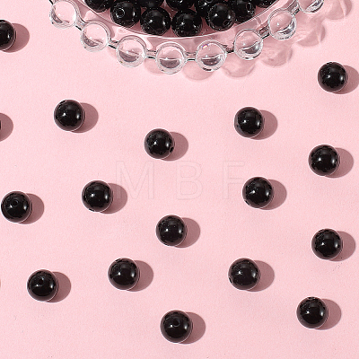 120Pcs Natural Black Onyx Beads G-PA0001-06B-1