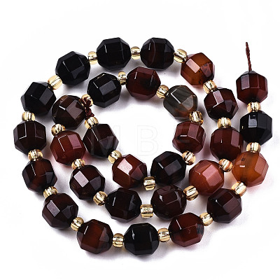 Natural Agate Beads Strands G-T131-82B-11-1