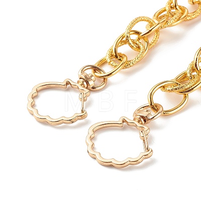 Aluminum Double Link Chains Bag Handles AJEW-BA00087-1