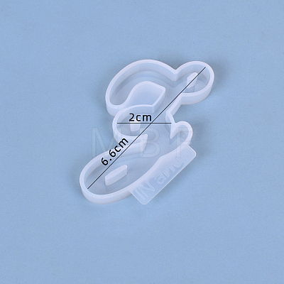 Letter DIY Silicone Molds X-DIY-I034-08Z-1