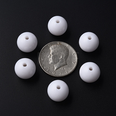 Opaque Acrylic Beads MACR-S370-C16mm-01-1