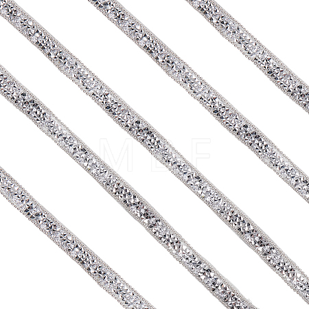 5 Yards Self Adhesive Resin Rhinestone Tape DIY-SP0002-49D-1