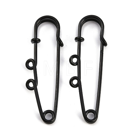 Ion Plating(IP) 304 Stainless Steel Safety Pins Brooch Findings STAS-K252-05A-EB-1