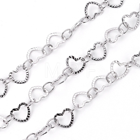 Tarnish Resistant 304 Stainless Steel Link Chains CHS-F007-05P-1