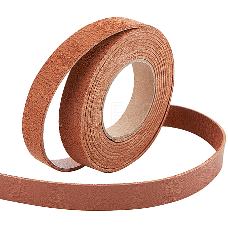 2M PVC Imitation Leather Ribbons SRIB-WH0011-126A-04-1