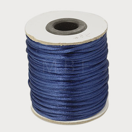 Nylon Satin Rattail Cords NWIR-A003-28-1