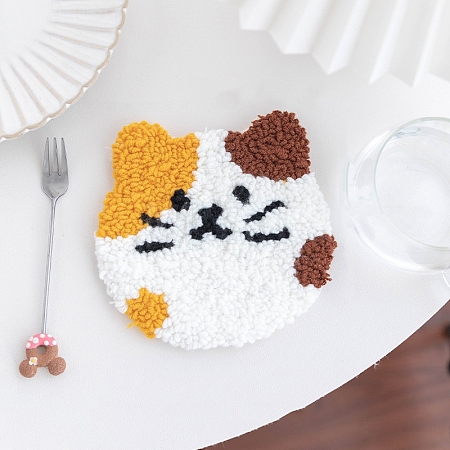 DIY Coaster Needle Felting Kits PW-WGD5F4D-02-1