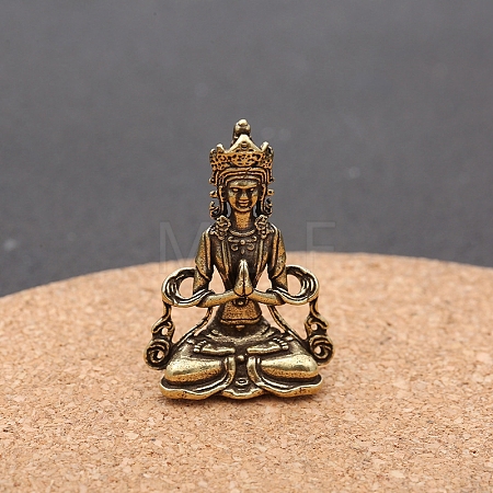 Brass Buddha Statue Display Decoration PW-WG9F82B-03-1