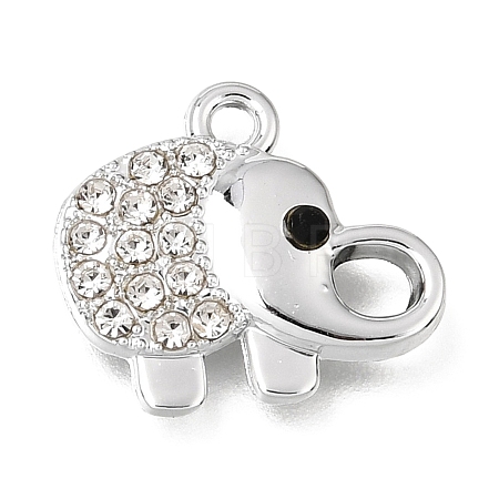 UV Plating Alloy Crystal Rhinestone Pendants RB-CBAD37D-02P-1