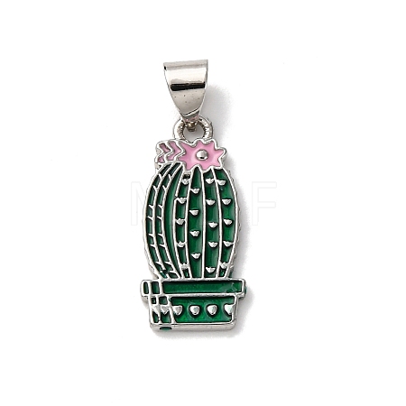 Brass Enamel Pendants FIND-I054-01E-P-1