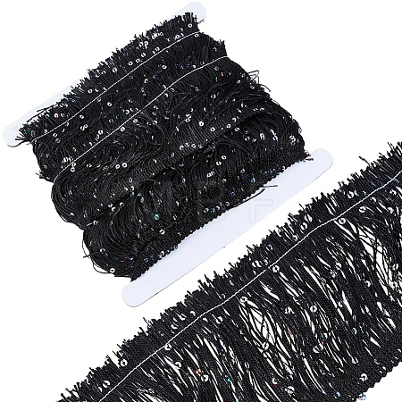 5M Polyester Tassel Lace Ribbon OCOR-GF0006-48A-1