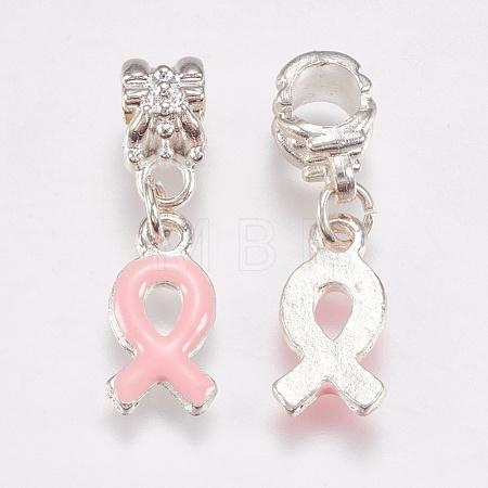 Metal Alloy European Dangle Pendants X-MPDL-H062-1-1