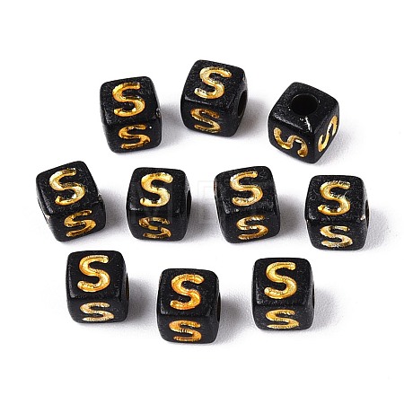 Opaque Acrylic Beads SACR-T035-20S-1