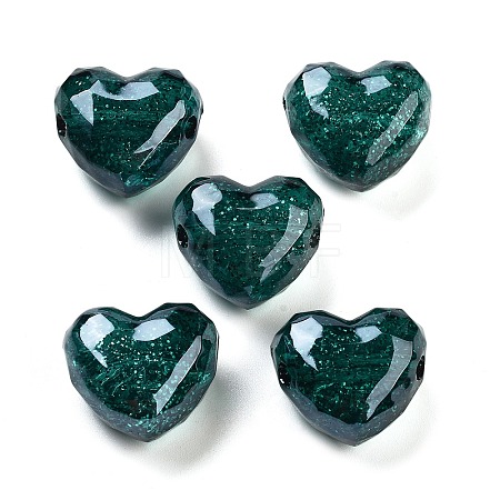 UV Plating Acrylic European Beads X-OACR-S142-01B-1