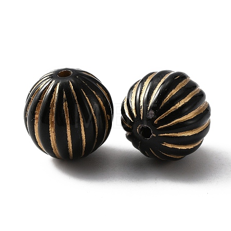 Plating Acrylic Beads LS-KY-WH0046-04I-1