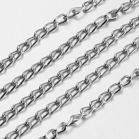 Oxidated Aluminium Twisted Chains Curb Chains X-CHA001-1