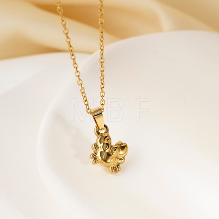Ocean 304 Stainless Steel Pendant Necklaces for Women WG9297D-02-1