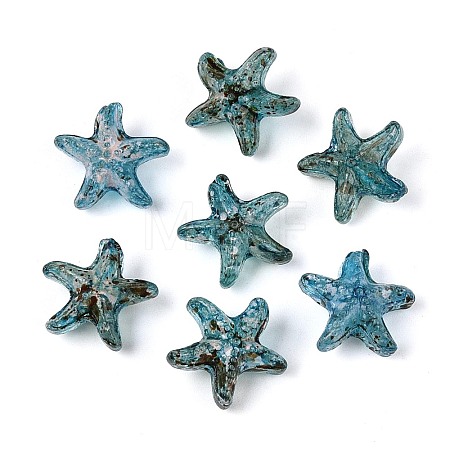 Picasso Transparent Glass Beads SEED-N012-02C-1