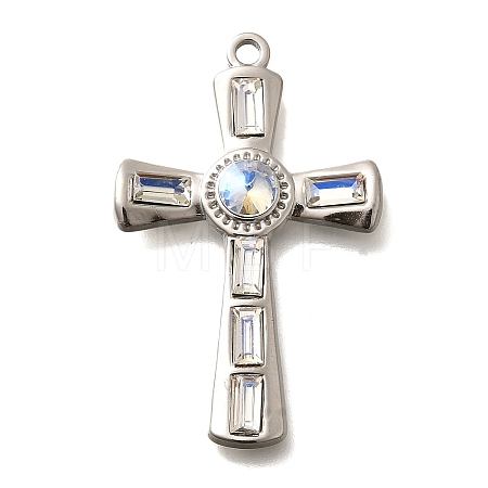 304 Stainless Steel Pendants STAS-Q346-12P-04-1