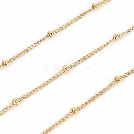 3.28 Feet Ion Plating(IP) 304 Stainless Steel Curb Chains X-CHS-I003-A01-A-G-1