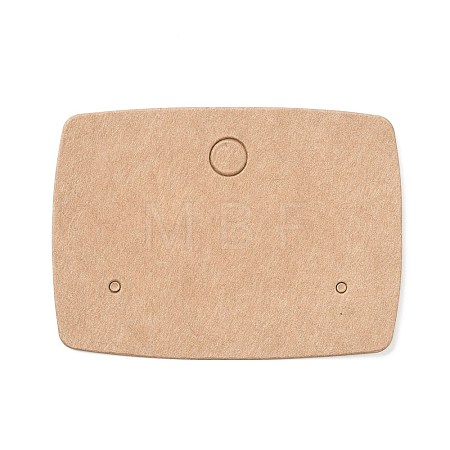 Blank Kraft Paper Earring Display Cards CDIS-G005-09-1