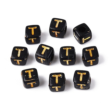 Opaque Acrylic Beads SACR-T035-20T-1