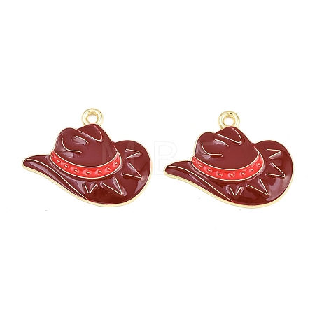 West Cowboy Theme Alloy Enamel Pendants ENAM-L056-01F-05-1