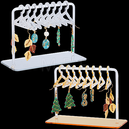 2 Sets 2 Styles Acrylic Earring Display Stands EDIS-CP0001-08-1