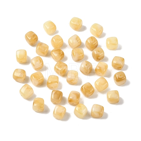 Opaque Acrylic Beads OACR-D320-01R-1