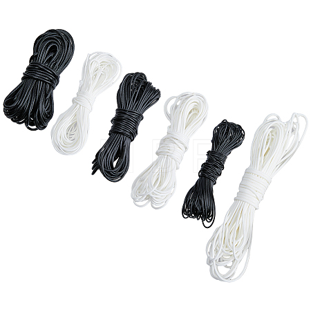 6 Bags 6 Styles PU Leather Cord LC-FH0001-002-1