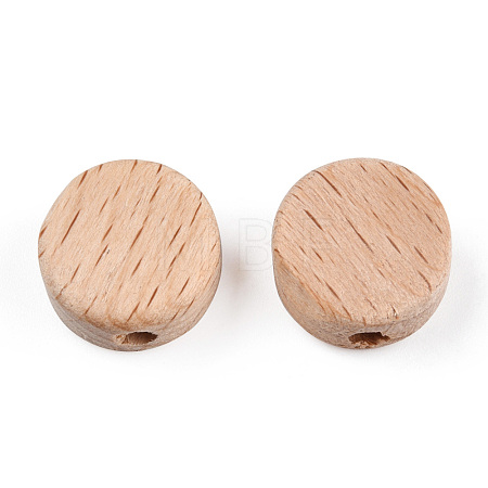 Beech Wood Beads WOOD-N015-03-1
