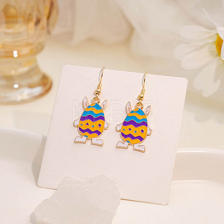 Easter Alloy & Enamel Dangle Earrings FS-WG08BA2-01-1
