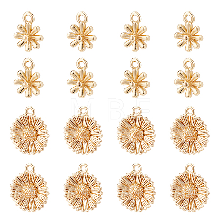 16Pcs 2 Style Brass Charms KK-AR0002-43-1