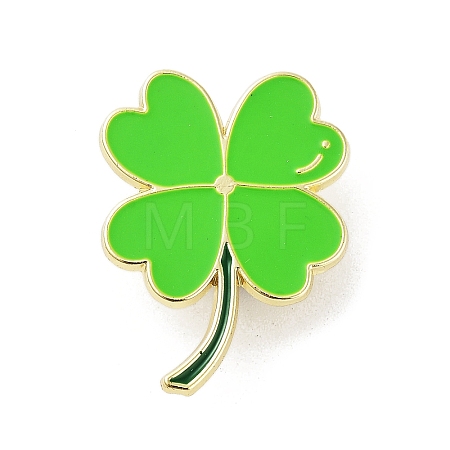 Golden Alloy Brooches LS-JEWB-C032-03B-G-1