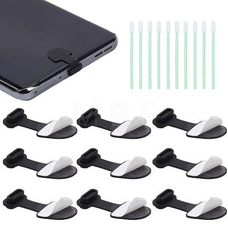 10Pcs Silicone Mobile Anti-Dust Plugs DIY-SC0033-83A-1
