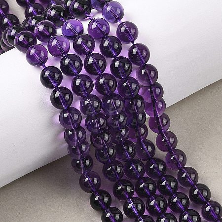 Synthetic Quartz Bead Strands G-H001-66B-01-1