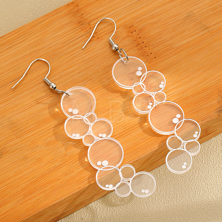 Bubble Acrylic Dangle Earrings FS-WG02476-01-1