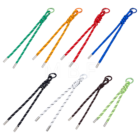8Pcs Nylon Pendant Decorations HJEW-MA00051-1
