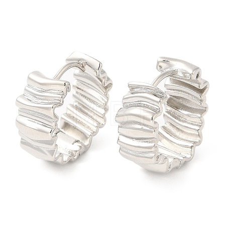 Rack Plating Brass Hoop Earrings for Women EJEW-Q770-20P-1