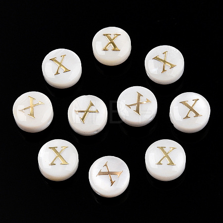 Natural Freshwater Shell Beads SHEL-N036-01X-1