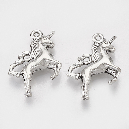 Tibetan Style Alloy Pendants X-TIBEP-T052-28AS-RS-1