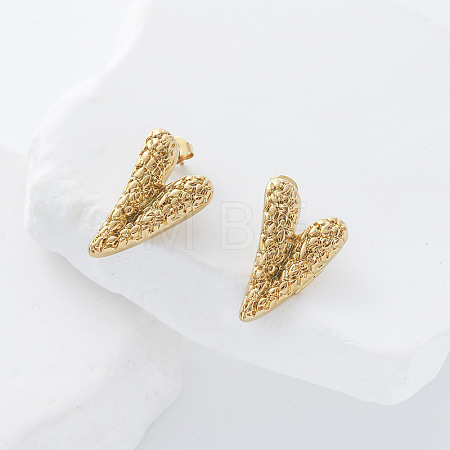 Valentine's Day 304 Stainless Steel Stud Earrings LS-DC4615-1
