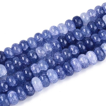 Glass Beads Strands GLAA-N059-5x8mm-18-1