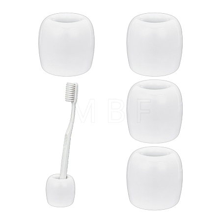 Porcelain Electric Toothbrush Holder AJEW-WH0481-696A-1