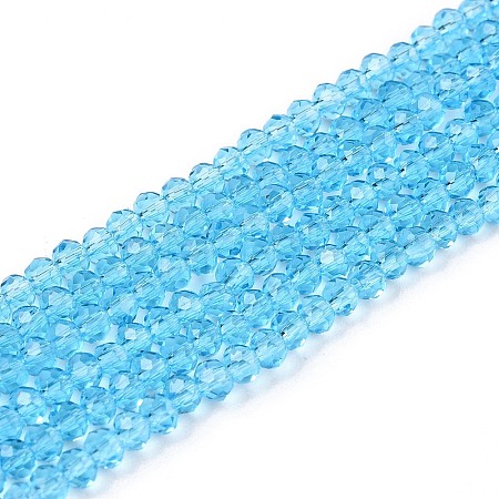 Glass Beads Strands EGLA-A044-T2mm-D08-1