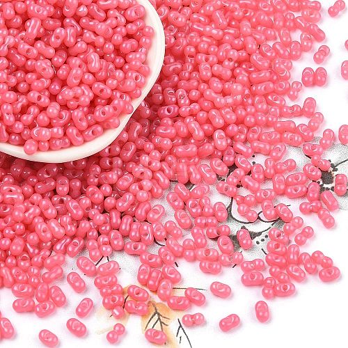 Baking Paint Glass Seed Beads SEED-L011-09A-16-1