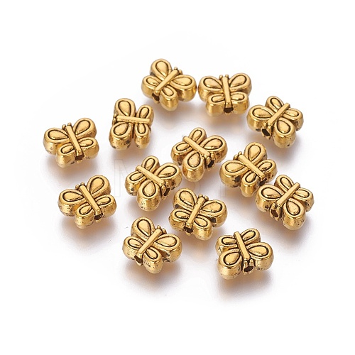 Tibetan Style Alloy Beads TIBEB-6715-AG-R-1